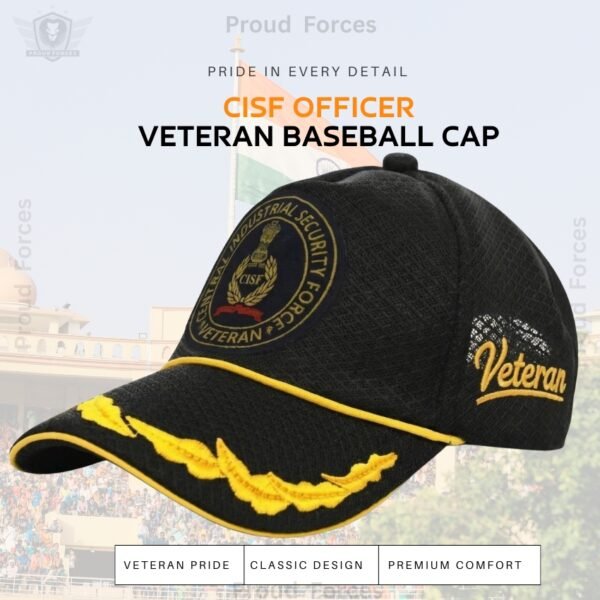 CISF VETERAN CAP - black