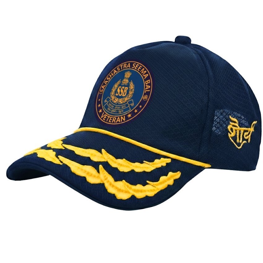 premium quality ssb flag officers’ veteran baseball cap (blue color) premium quality ssb flag officers’ veteran baseball cap (blue color)