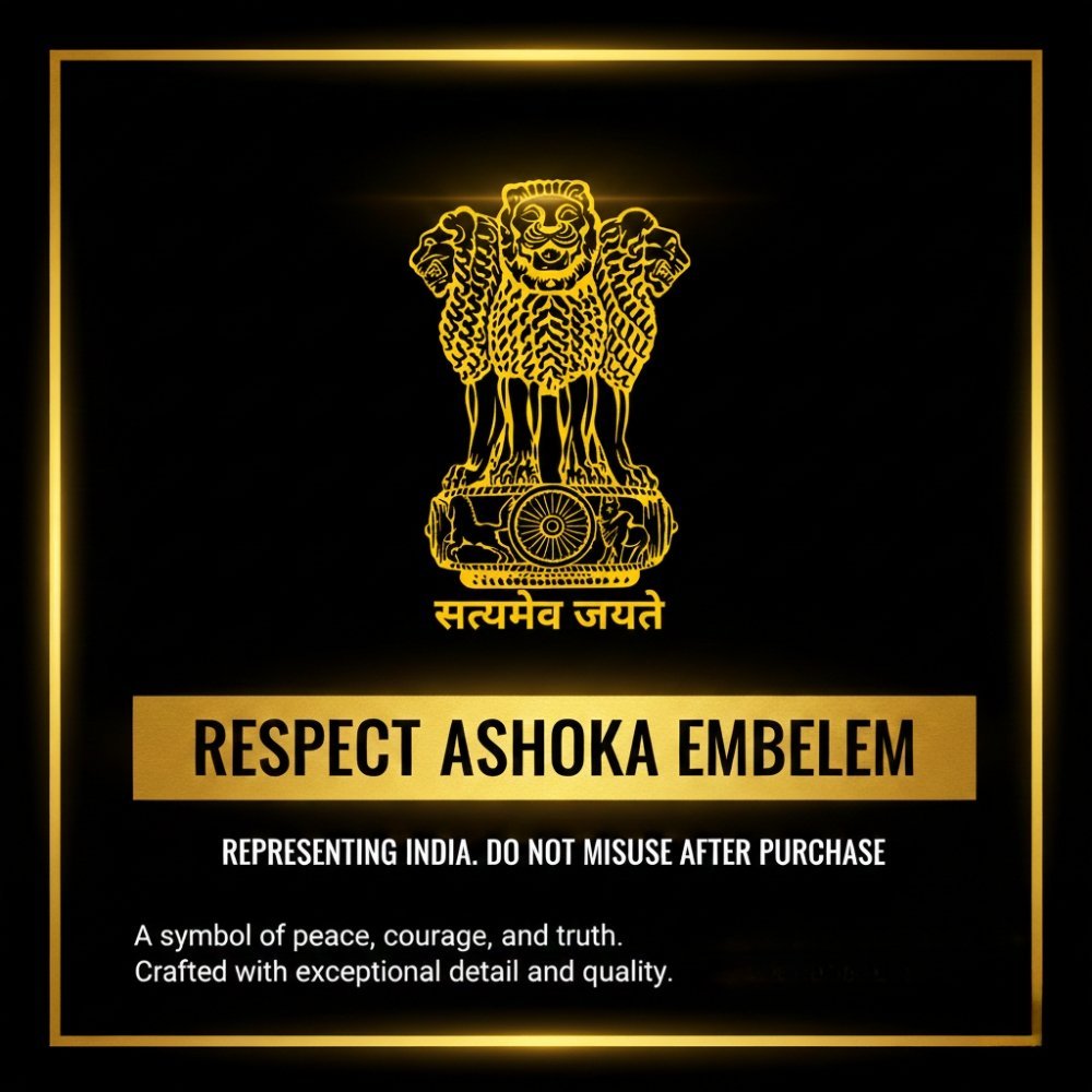 premium quality 24k gold plated ashoka emblem metal stickers – pack of 12 premium quality 24k gold plated ashoka emblem metal stickers – pack of 12