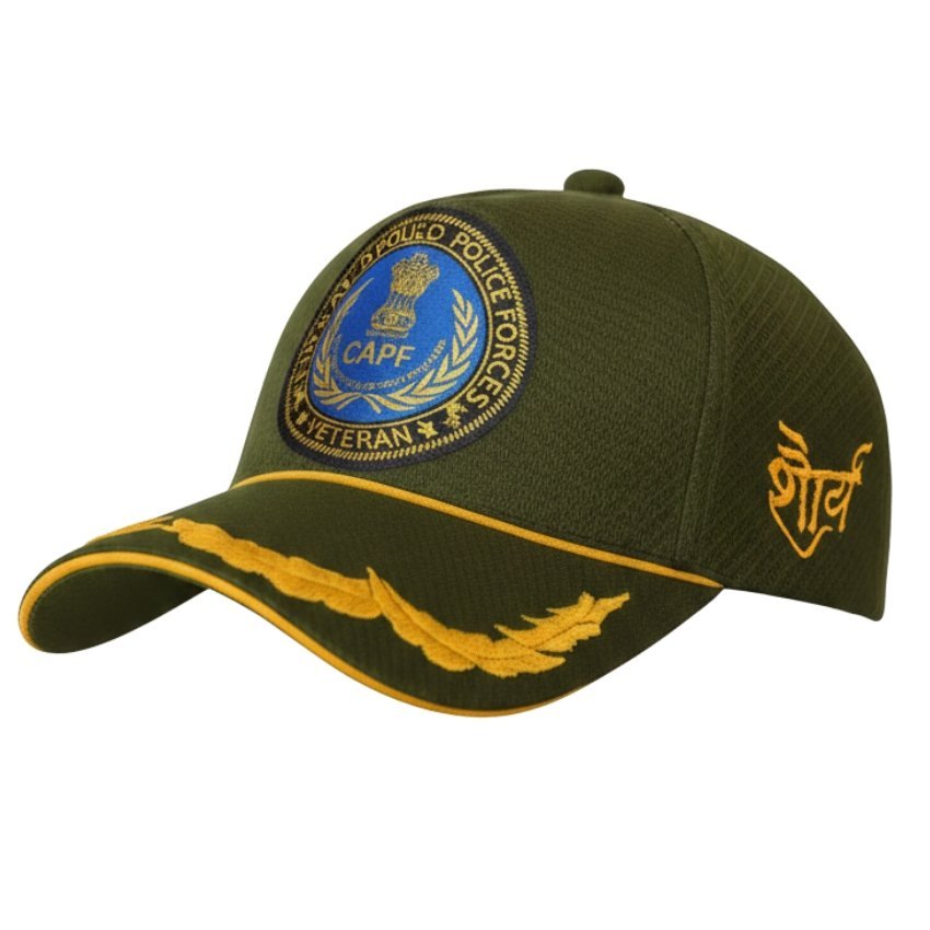 premium quality capf officers’ veteran baseball cap (olive green color) premium quality capf officers’ veteran baseball cap (olive green color)