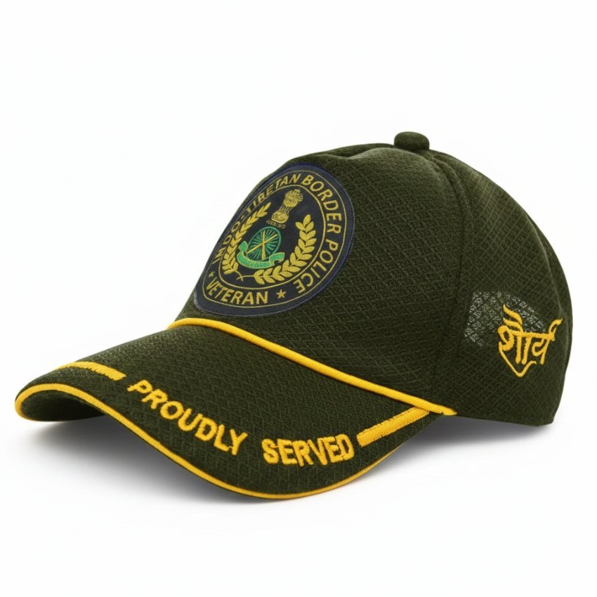 premium quality itbp proudly veteran baseball cap (olive green color) premium quality itbp proudly veteran baseball cap (olive green color)