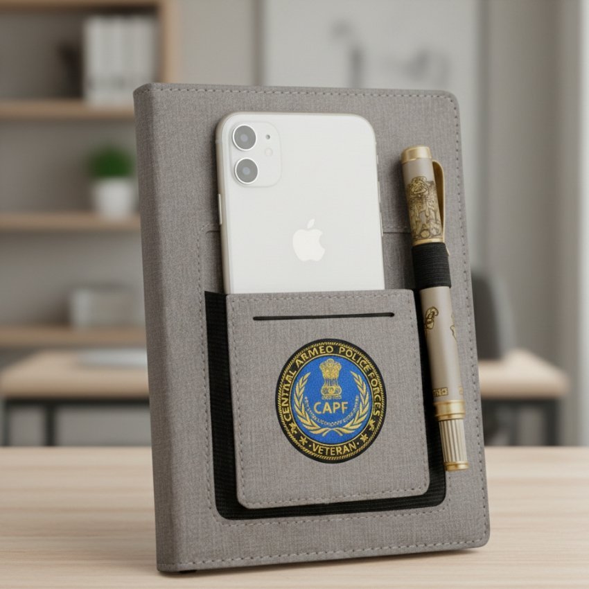 capf veteran office notebook with phone & pen holder capf veteran office notebook with phone & pen holder