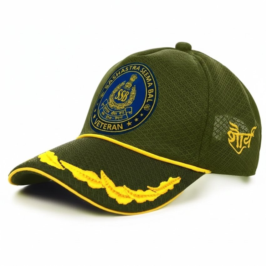 premium quality ssb officers’ veteran baseball cap (olive green color) premium quality ssb officers’ veteran baseball cap (olive green color)
