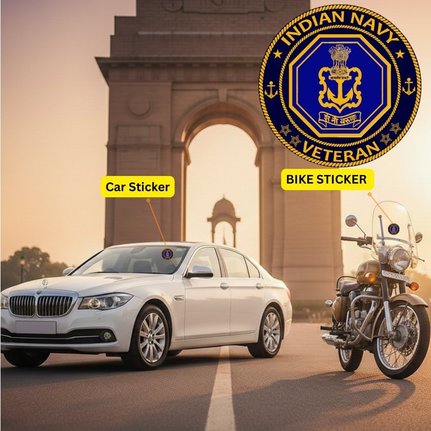 premium quality navy veteran car & bike stickers premium quality navy veteran car & bike stickers