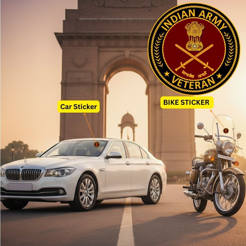 premium quality army veteran car & bike stickers premium quality army veteran car & bike stickers