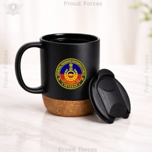 GREF Veteran Matte Finish Coffee Mug with Cork Base
