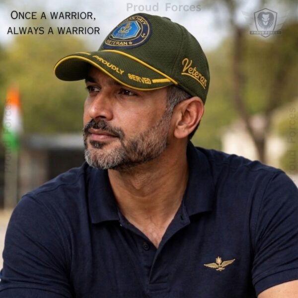 Navy Veteran Cap-olive green