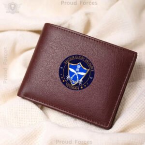 Assam Rifles Veteran Brown Leather Wallet for Men (Premium Classic Edition)