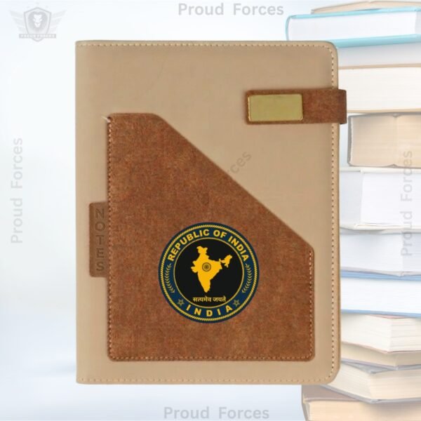 Notebook with Phone & Pen Holder